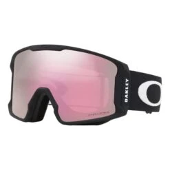 Oakley Line Miner XM Matte Black Prizm Snow Hi Pink Iridium Goggles