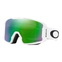 Oakley Line Miner XM Matte White Prizm Snow Jade Iridium Goggles