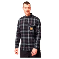 Oakley TC Skull Flannel Long Sleeve Shirt -Oakley Sales Store oakley tc skull flannel long sleeve shirt 4