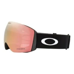 Oakley Flight Deck L Goggles Matte Black With Prizm Snow Rose Gold Iridium Lens -Oakley Sales Store ok 0oo7050 7050c100 003
