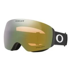 Oakley Flight Deck M Goggles Matte Black With Prizm Snow Sage Gold Iridium Lens