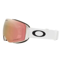 Oakley Flight Deck M Goggles Matte White With Prizm Snow Rose Gold Iridium Lens -Oakley Sales Store ok 0oo7064 7064c900 003