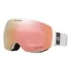 Oakley Flight Deck M White Haze Goggles With Prizm Snow Rose Gold Iridium Lens