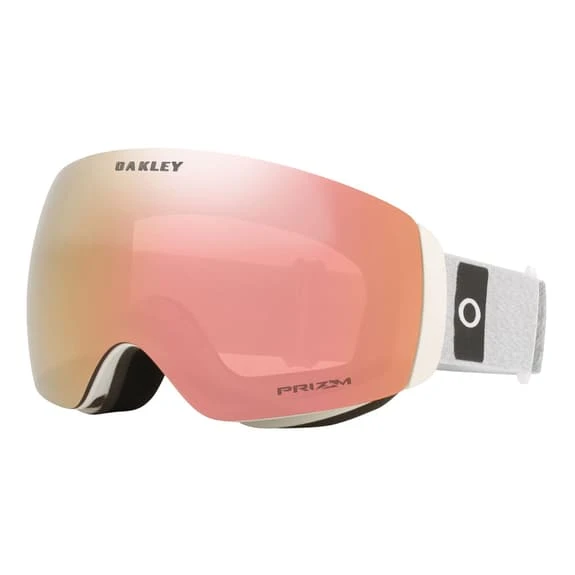 Oakley Flight Deck M White Haze Goggles With Prizm Snow Rose Gold Iridium Lens 1 Oakley Flight Deck M White Haze Goggles With Prizm Snow Rose Gold Iridium Lens