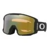 Oakley Line Miner M Matte Black Goggles With Prizm Snow Sage Gold Iridium Lens