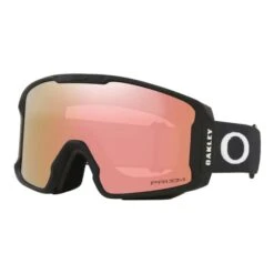 Ski Goggles Oakley Line Miner M Matte Black With Prizm Snow Rose Gold Iridium Lens