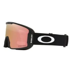Ski Goggles Oakley Line Miner M Matte Black With Prizm Snow Rose Gold Iridium Lens -Oakley Sales Store ok 0oo7093 70936900 003