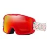 Oakley Line Miner S Red Granite Goggles With Prizm Snow Torch Iridium