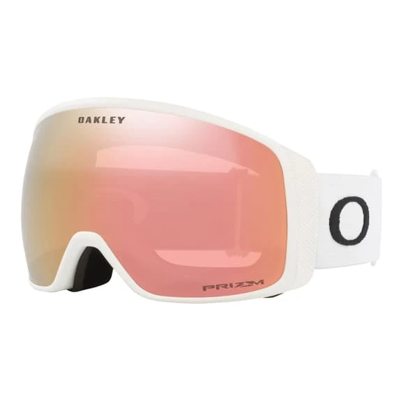 Oakley Flight Tracker L Goggles Matte White With Prizm Snow Rose Gold Iridium Lens 1 Oakley Flight Tracker L Goggles Matte White With Prizm Snow Rose Gold Iridium Lens