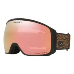 Ski Goggles Oakley Flight Tracker L Brown Habitat With Prizm Snow Rose Gold Iridium Lens