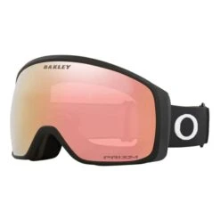 Oakley Flight Tracker M Goggles Matte Black With Prizm Snow Rose Gold Iridium Lens