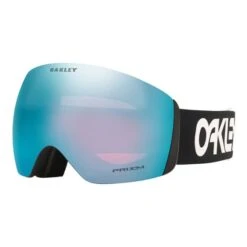Oakley Flight Deck L Ski Goggles Black White With Prizm Snow Sapphire Iridium Lens