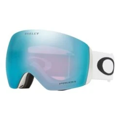 Oakley Flight Deck XL Ski Goggles White Black With Prizm Snow Sapphire Iridium Lens