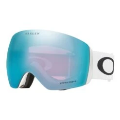 Oakley Flight Deck XL Ski Goggles White Black With Prizm Snow Sapphire Iridium Lens -Oakley Sales Store ok oo7050 91 003