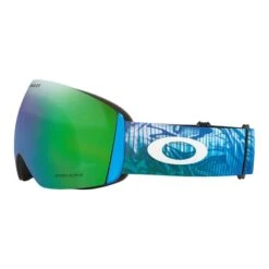 Oakley Flight Deck L Mikaela Shiffrin Abstract Blue Ski Goggles With Prizm Snow Jade Iridium Lens -Oakley Sales Store ok oo7050 b4 003