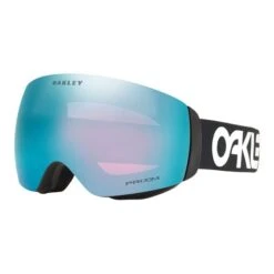 Oakley Flight Deck XM Ski Goggles Black White With Prizm Snow Sapphire Iridium Lens -Oakley Sales Store ok oo7064 92 003