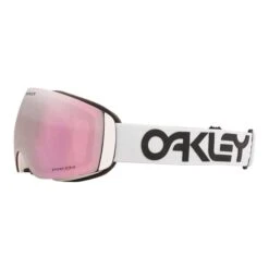 Oakley Flight Deck M Ski Goggles White Black With Prizm Snow Hi Pink Lens -Oakley Sales Store ok oo7064 93 004
