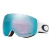 Oakley Flight Deck XM Goggles Matte White With Prizm Sapphire Lens