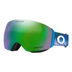 Oakley Flight Deck M Mikaela Shiffrin Abstract Blue Ski Goggles With Prizm Snow Jade Iridium Lens