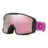 Oakley Line Miner M Ultra Purple Ski Goggles With Prizm Snow Hi Pink Iridium Lens