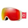 Oakley Flight Tracker L Matte Redline Ski Goggles With Prizm Snow Torch Iridium Lens