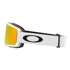 Oakley Target Line L Ski Goggles Matte White With Fire Iridium Lens -Oakley Sales Store ok oo7120 07 004