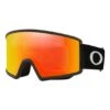 Oakley Target Line S Ski Goggles Matte Black With Fire Iridium Lens