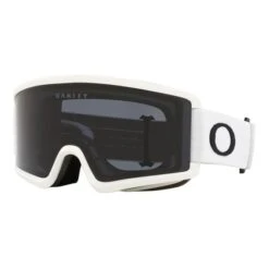 Oakley Target Line S Goggles Matte White With Dark Grey Lens