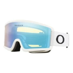 Oakley Target Line S Goggles Matte White With HI Yellow Iridium Lens